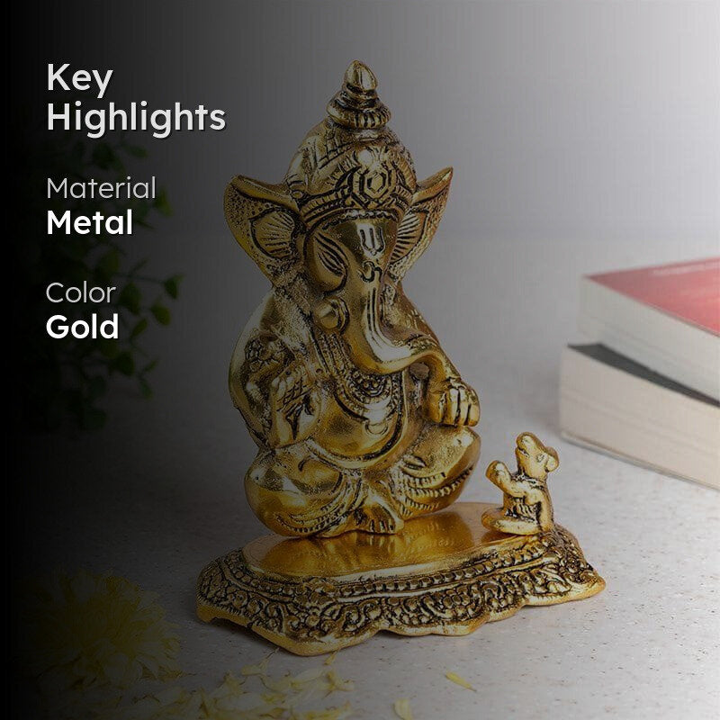 Divine Ganapati Showpiece media 2