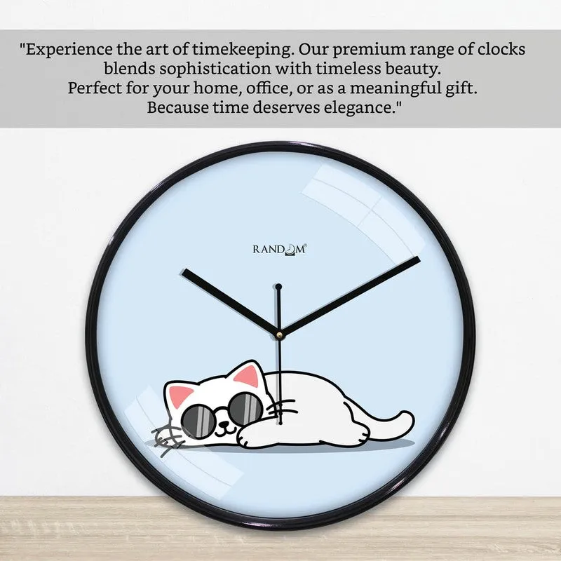 Kitty Tick Wall Clock media 6