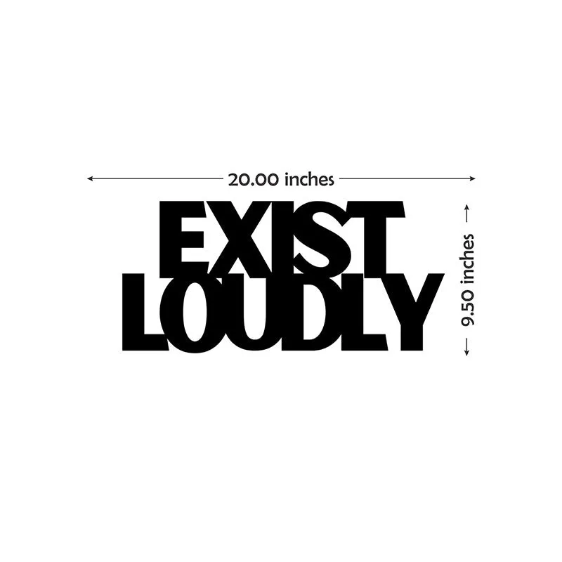 Exist Loudly Iron Wall Accent media 5