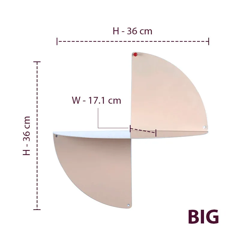 Float Space Metal Wall Shelf - Set Of Two media 7