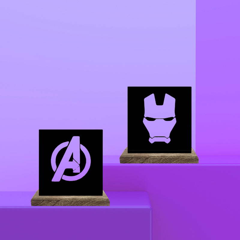Iron Man & Avengers Showpiece - Set Of Two