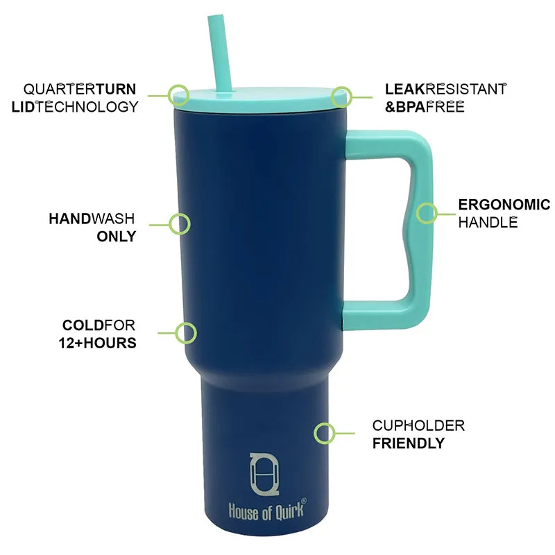 Sipsation Stainless Steel Tumbler (1200 ML) - Sapphire media 3