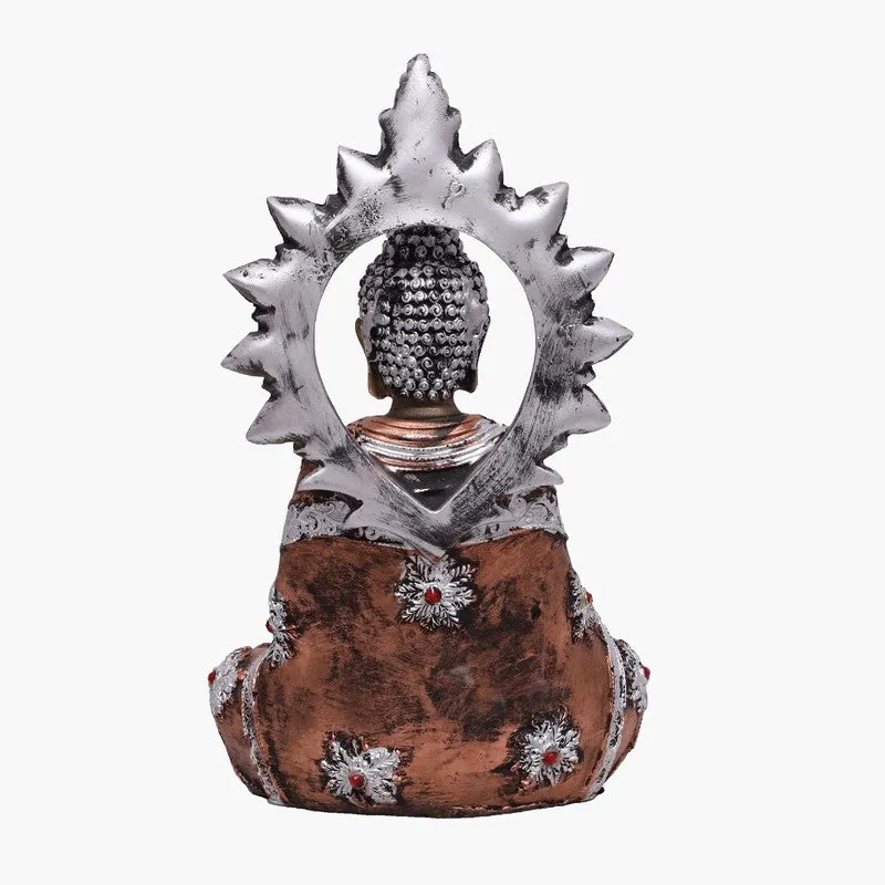 Divine Stillness Buddha Idol - Copper media 5