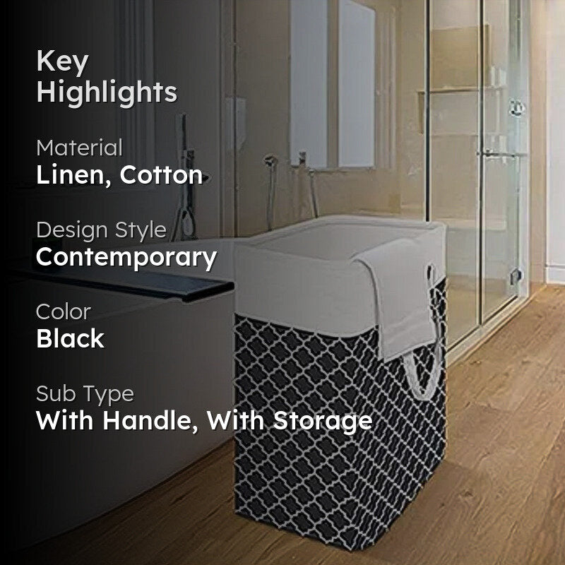 Hebe Laundry Basket - Black media 2