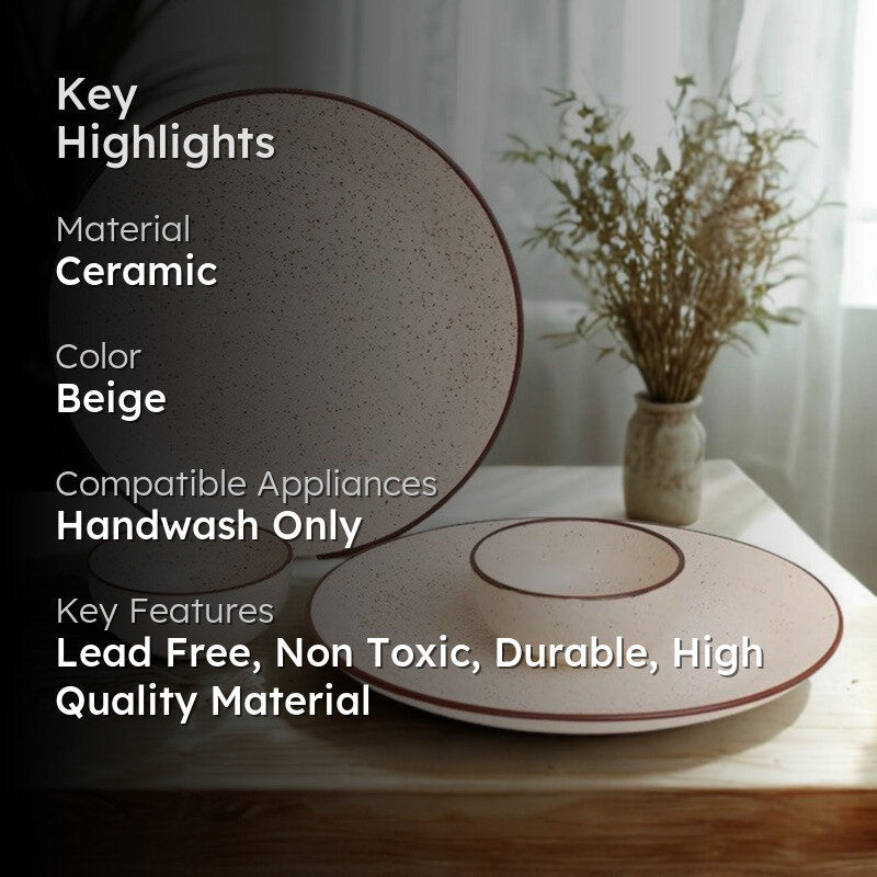 Solvra Juvan Veyra Dinner Set - 4 Piece Set media 2