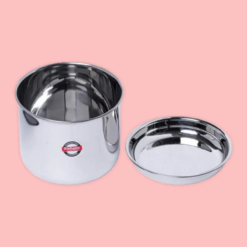Halcyon Stainless Steel Pateela With Lid - 1500 mL / 5 Inches media 3