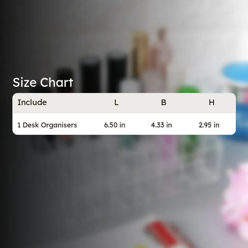 CrystalDock Acrylic Desk Organiser - Transparent media 11