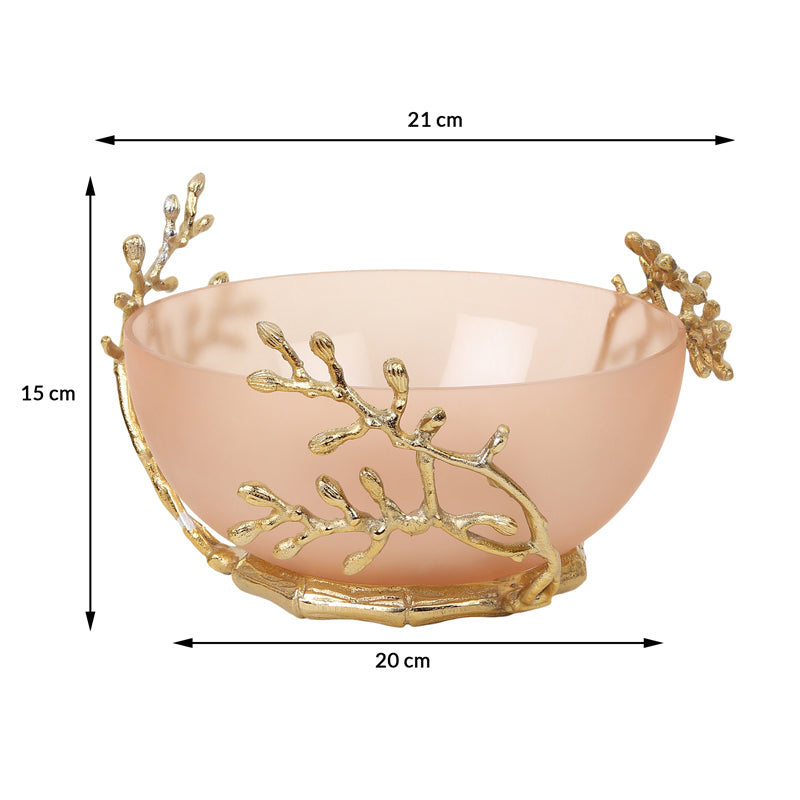Roscoe Branched Accent Bowl - Peach media 6