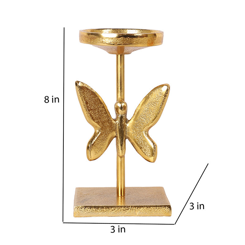 Papillon D'Or Aluminium Tea Light Holder - Set Of Two media 8