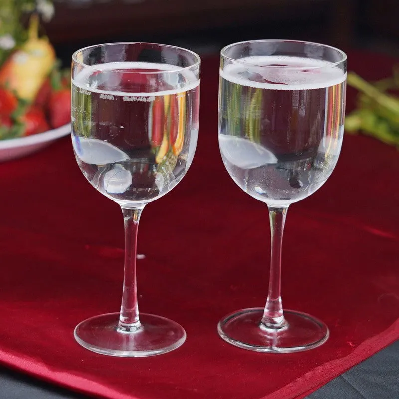 Golden Aura Goblet Glass(300 mL) - Set Of Two media 1