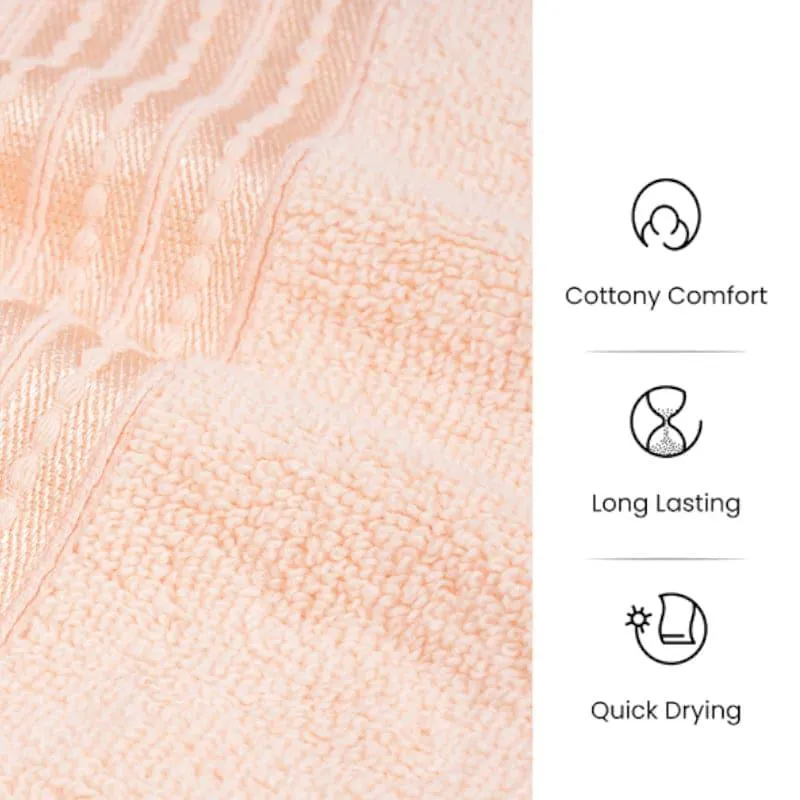 Micro Cotton LuxeDry Soothe Bath Towel - Peach media 5