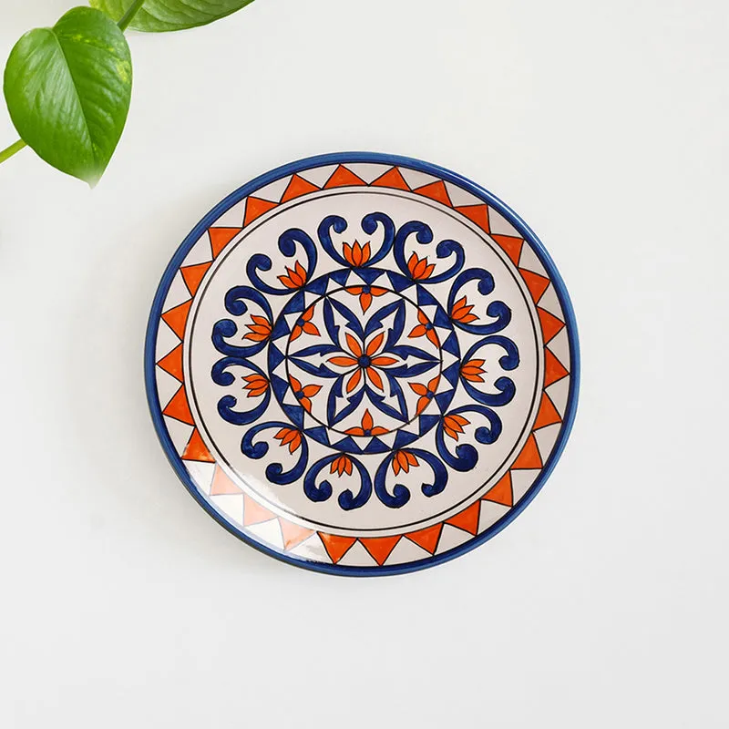Star Real Handpainted Wall Plate media 1