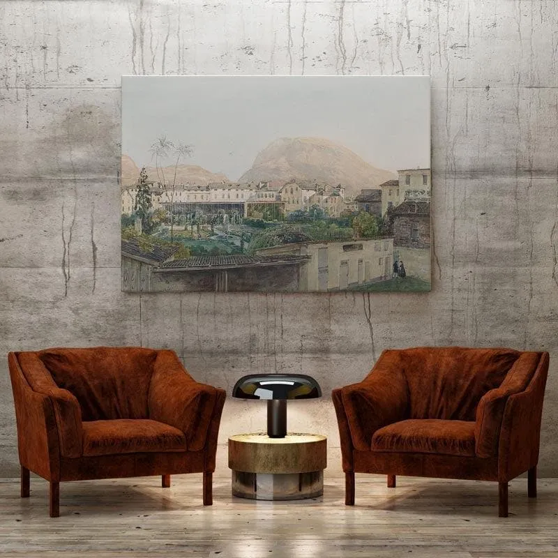 Garten In Bozen Canvas Painting - Thomas Ender - Gallery Wrap media 1