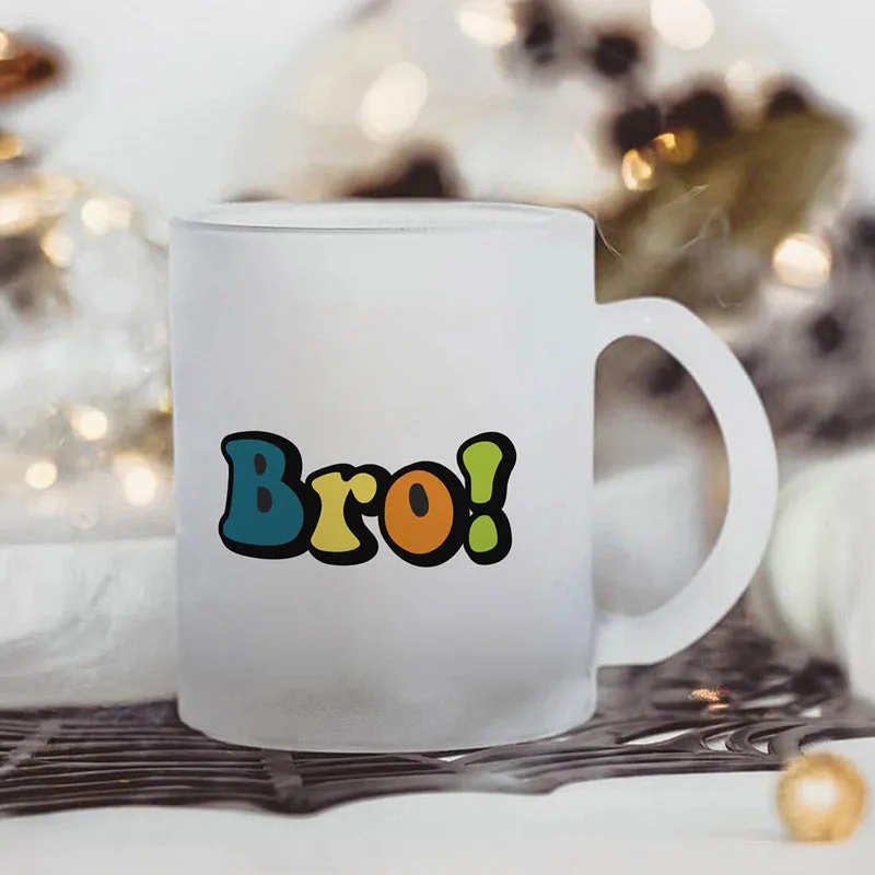 Bro Broski Glass Coffee Mug (330 mL) media 3