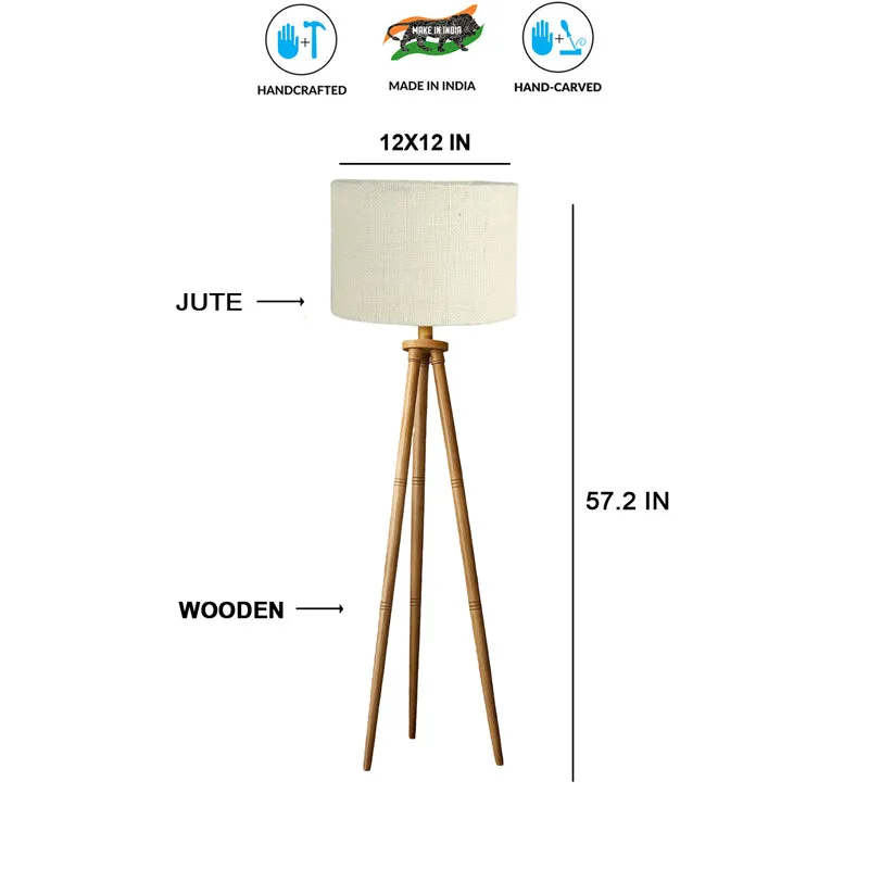 Sienna I Tripod Floor Lamp - Beige media 6
