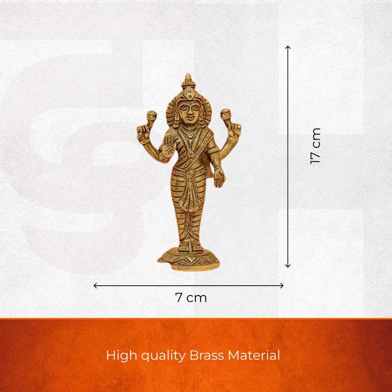 Sri Mahalaxmi Divine Brass Idol media 7