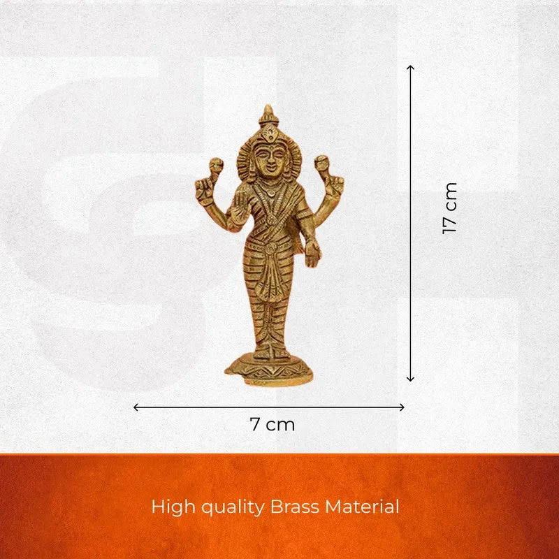 Sri Mahalaxmi Divine Brass Idol media 7