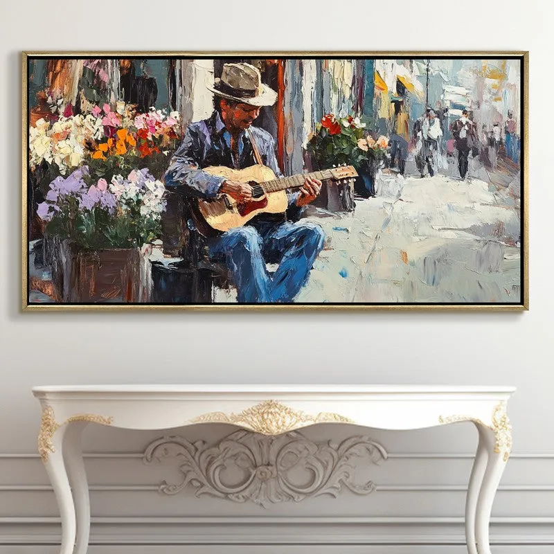 Floral Cadence Canvas Wall Painting With Frame media 5