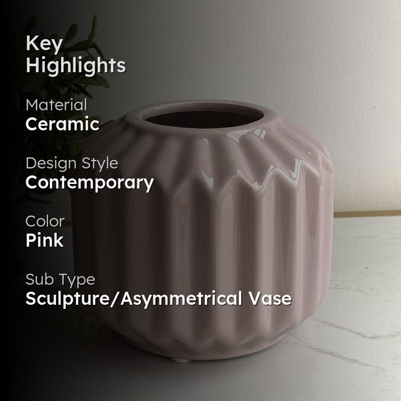 Esko Edge Vase - Pink media 2