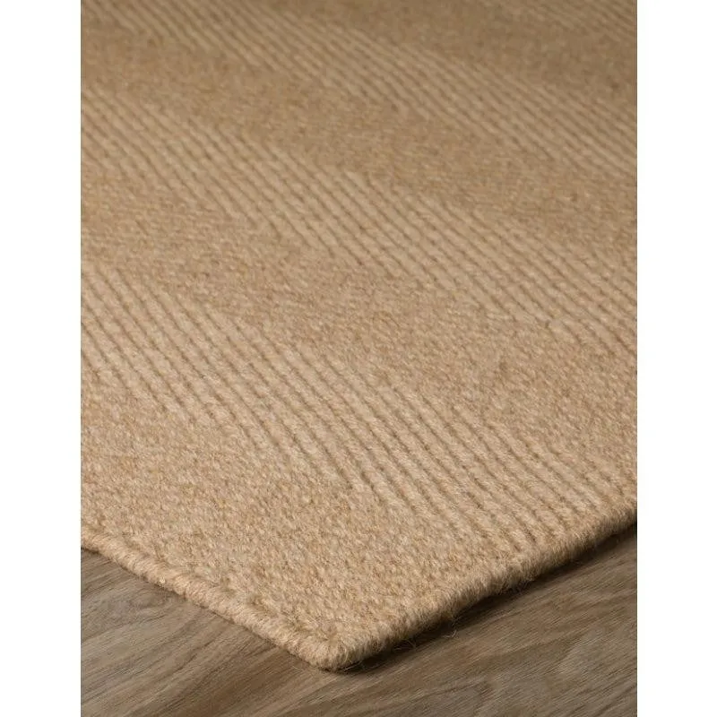 Handloom Hand Loomed Haven Wool Rug - Beige media 4