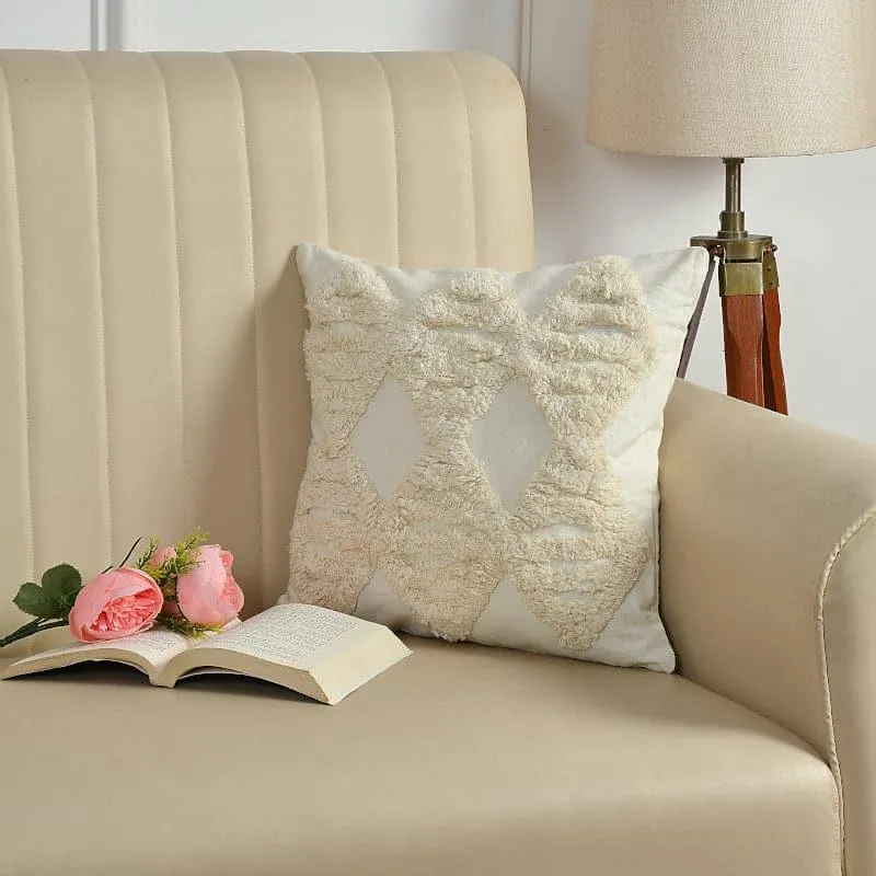 Hasha Tufted Cushion Cover media 1