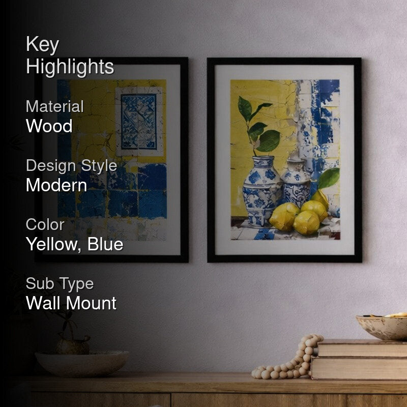 Limoncello Italia Wall Art With Frame - Set Of Two media 2