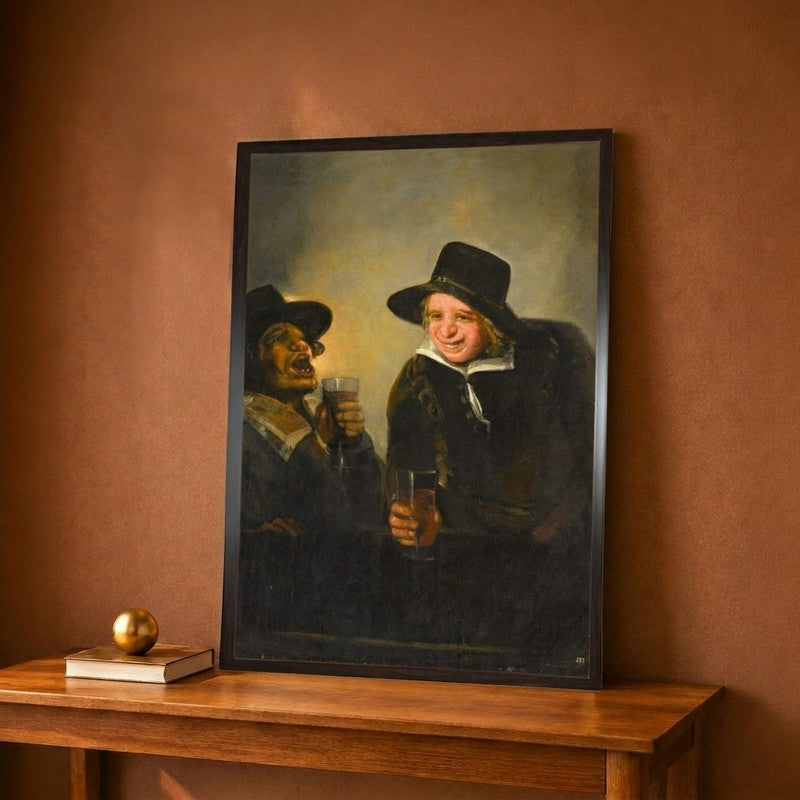 The Topers, circa 1850 Canvas Wall Painting - 9 x 12 Inches