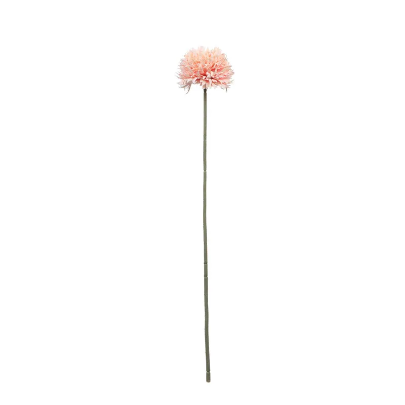 Artificial Realistic Chrysanthemum Flower Stick (Peach) - Set Of Six media 5