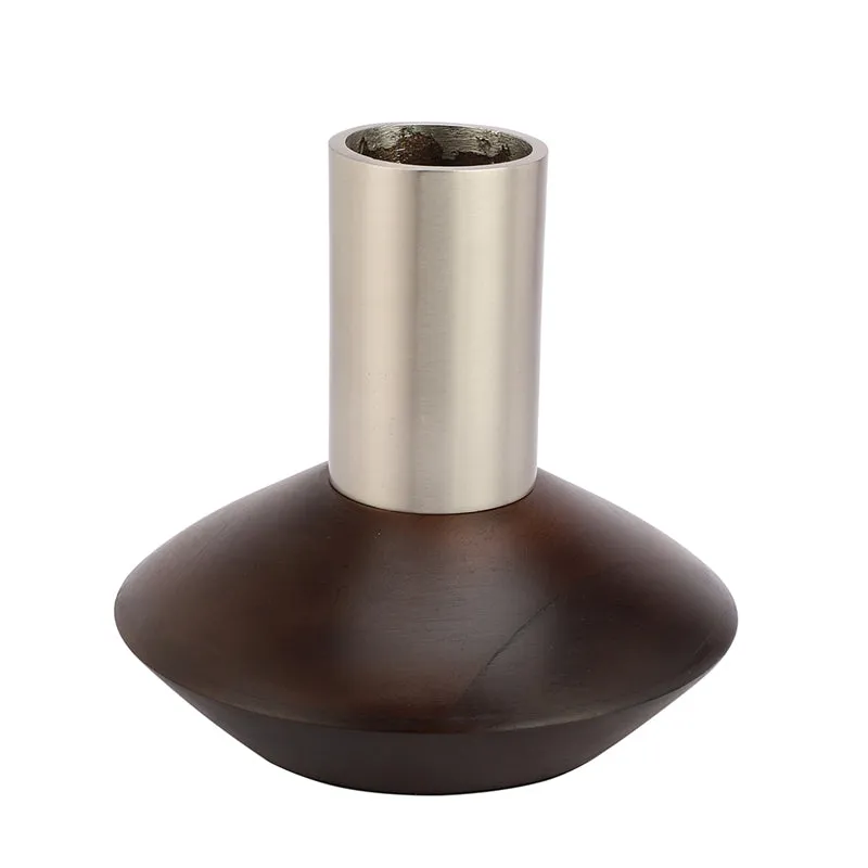 Giena Vase - Black & Silver media 3
