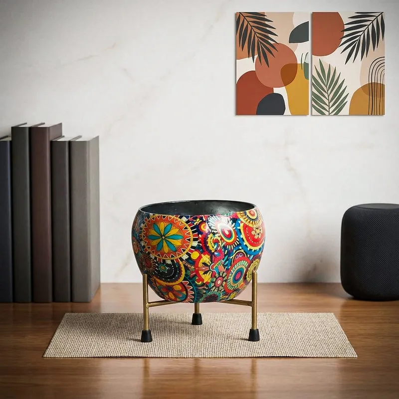Kairali Ethnic Planter With Stand media 1