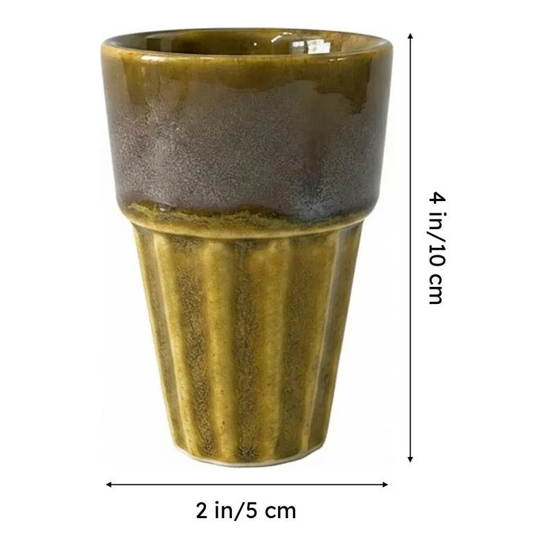 Hebe Tea Glass Mustard - Set Of Two media 7