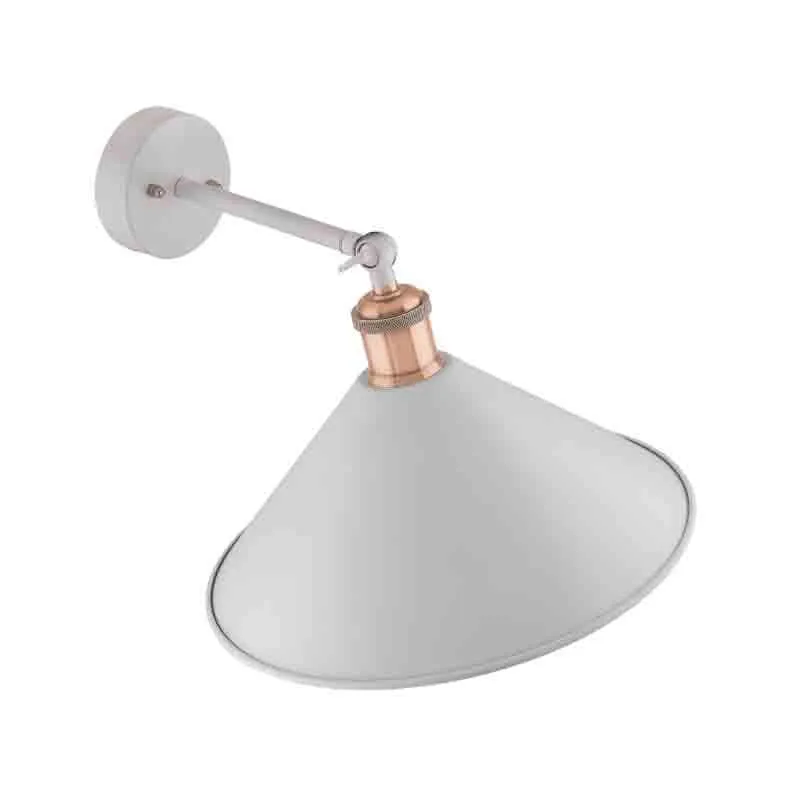 Chloe Metal Wall Lamp - White media 5