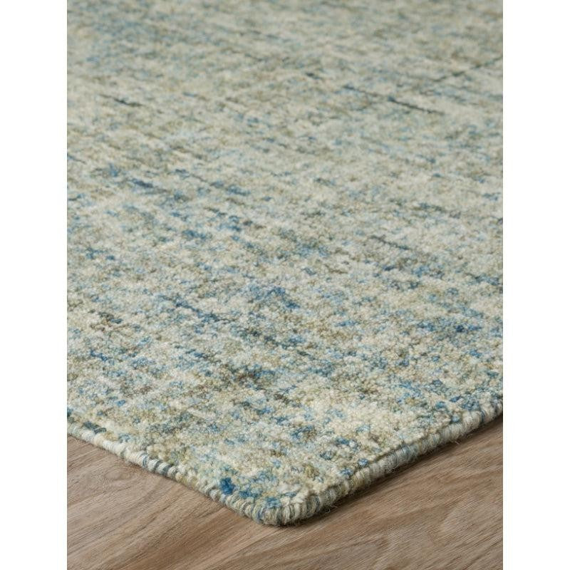 Handloom Hand Tufted Harmony Wool Rug - Blue & Olive media 5