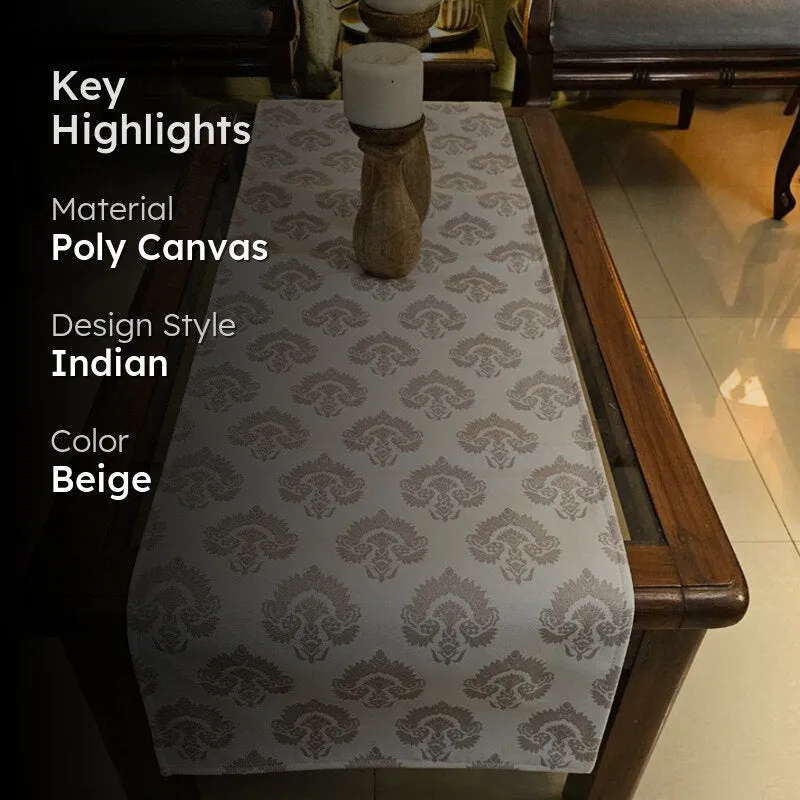 Light Luxe Poly Canvas Table Runner media 2