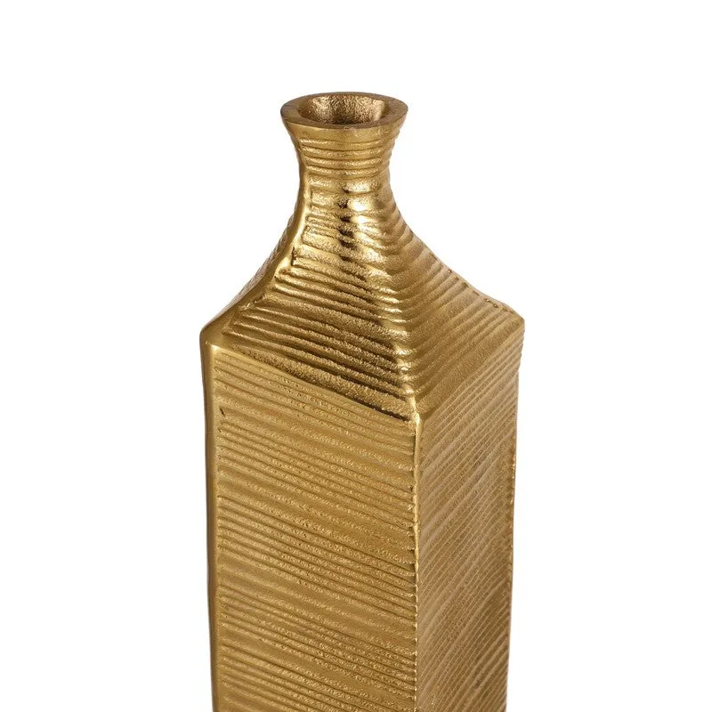 Vinara Aluminium Vase - Gold media 6