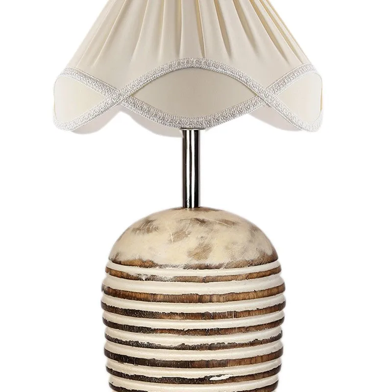 Aurivelle Cotton Table Lamp - White media 8