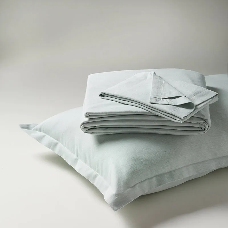 Lunar Weaves Bed Sheet - Tinsel Bamboo Cotton Bedsheet - 130 GSM media 3