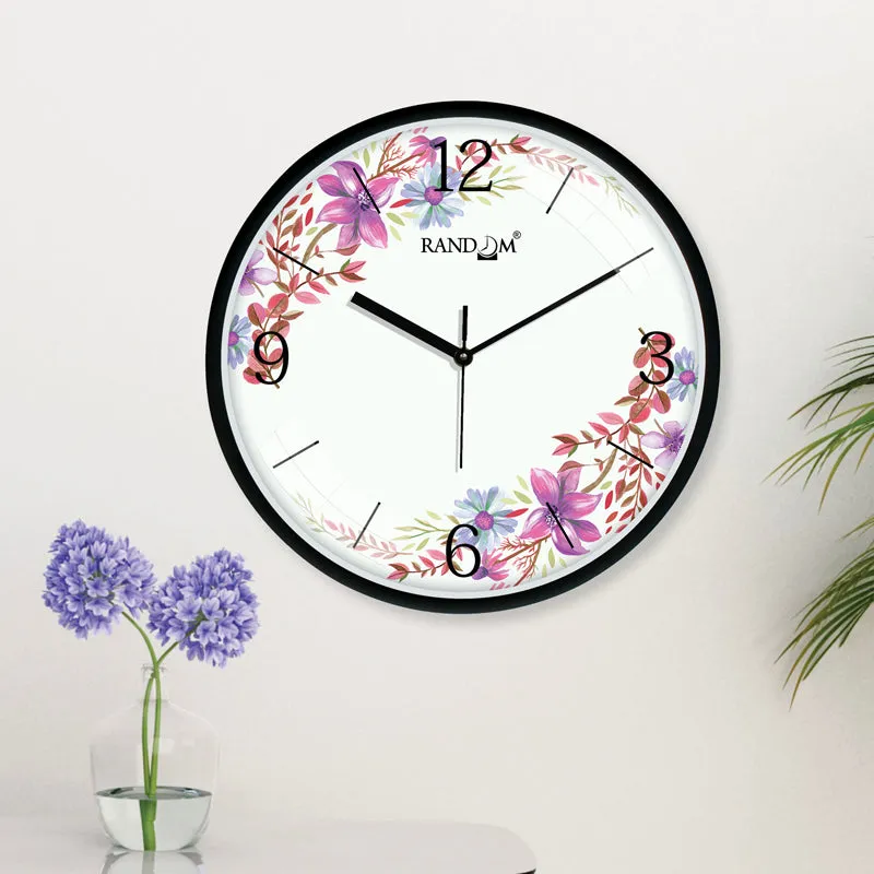 Reid Floral Wall Clock media 1