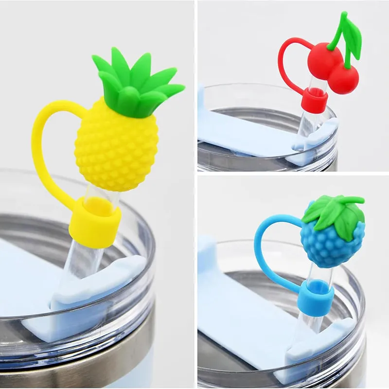 Fruit Cocktail Straw Cover - Set Of Five media 4