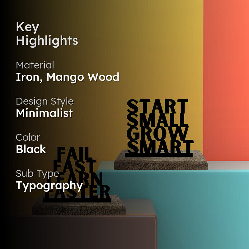 Start Small Showpiece - Set Of Two media 2
