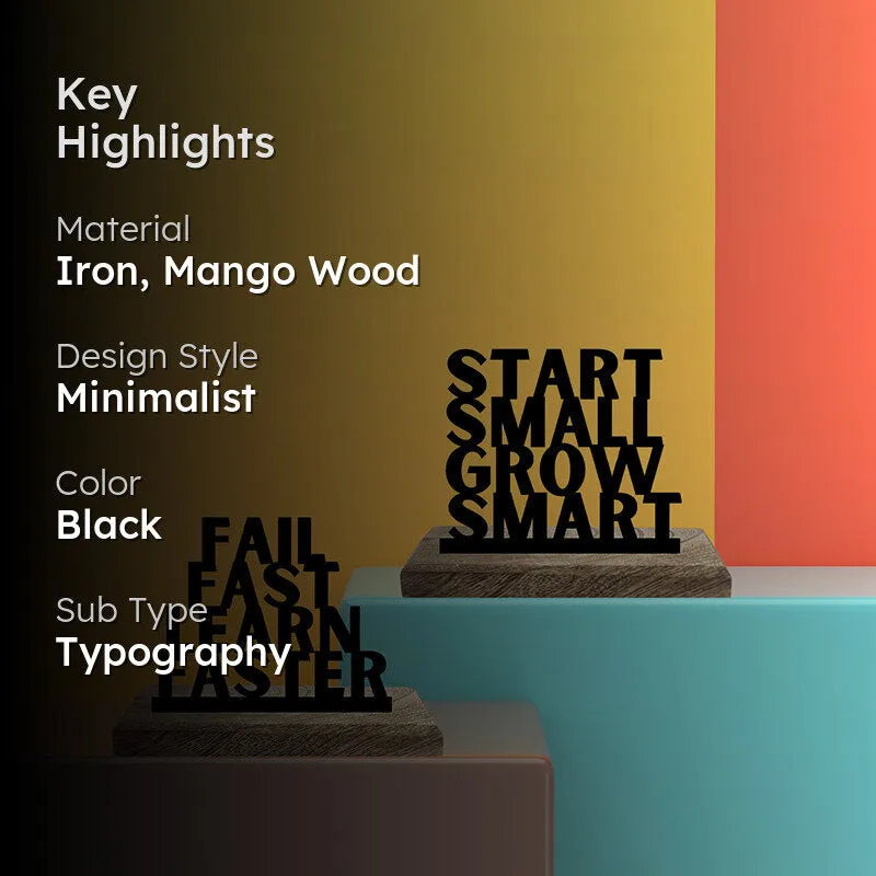 Start Small Showpiece - Set Of Two media 2