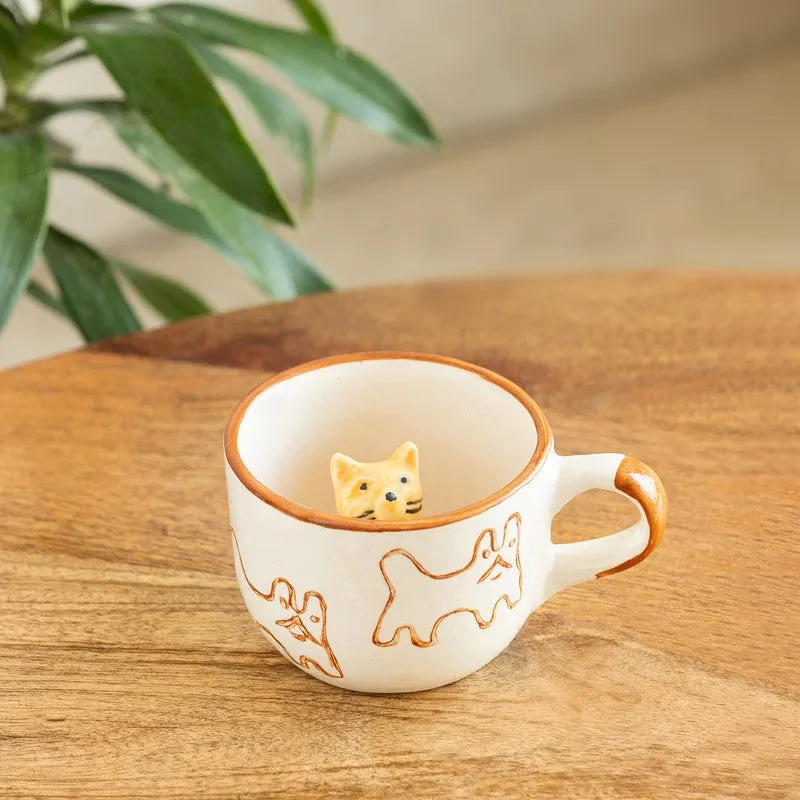 Cute Ceramic Tea Cup (240 mL) media 1