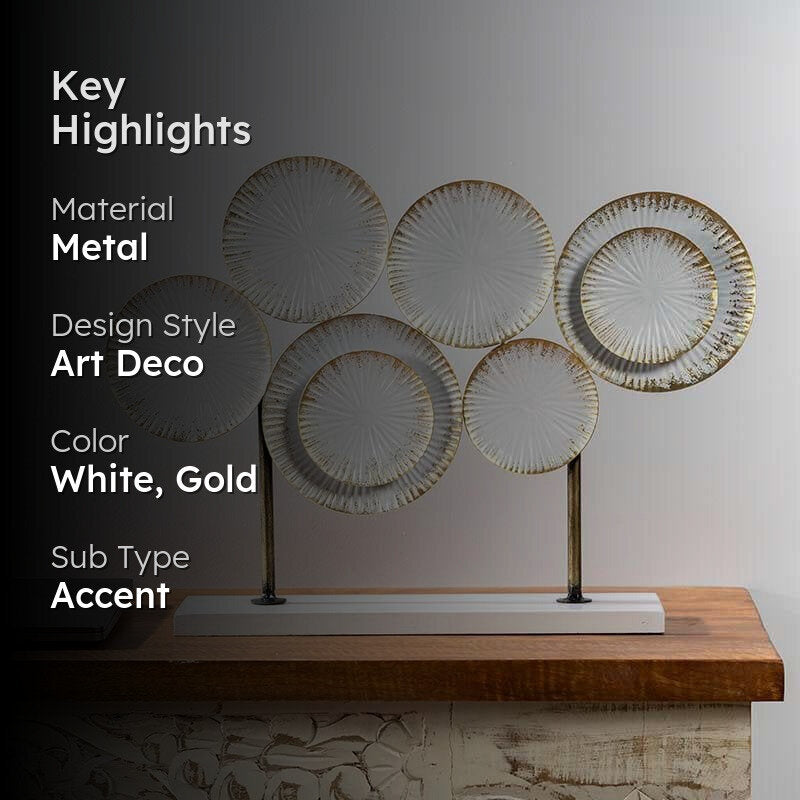 Plated Abstract Table Decor media 2