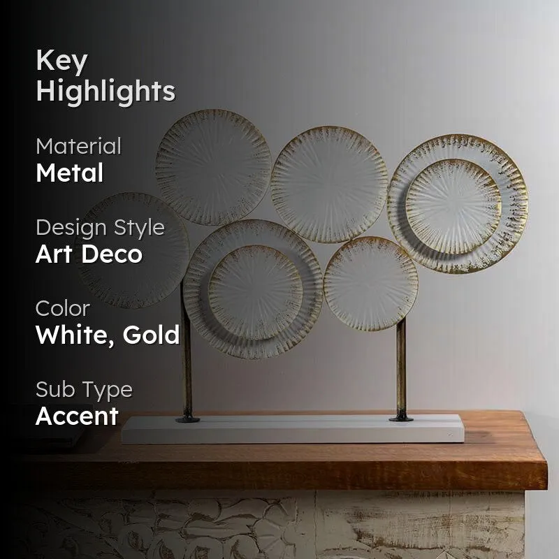 Plated Abstract Table Decor media 2