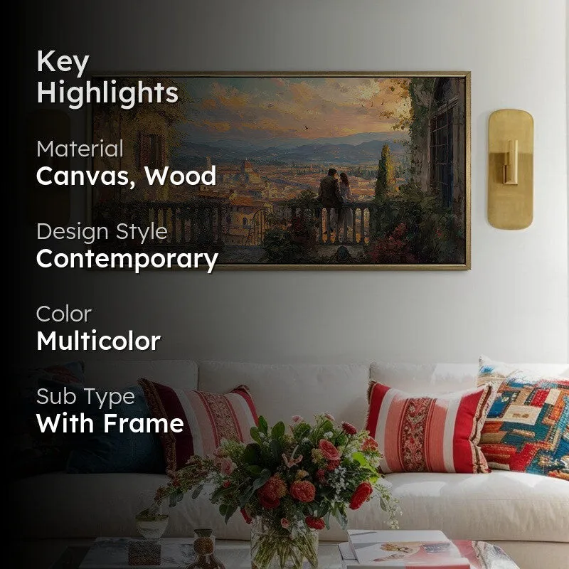 Elysium Canvas Wall Painting With Frame media 2