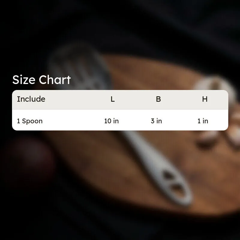 Slotted Stainless Steel Serving Spoon - 26 CM media 10