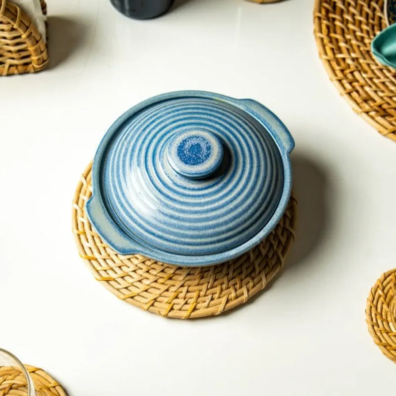 Vrita Rattan Trivet - Set Of Two media 1