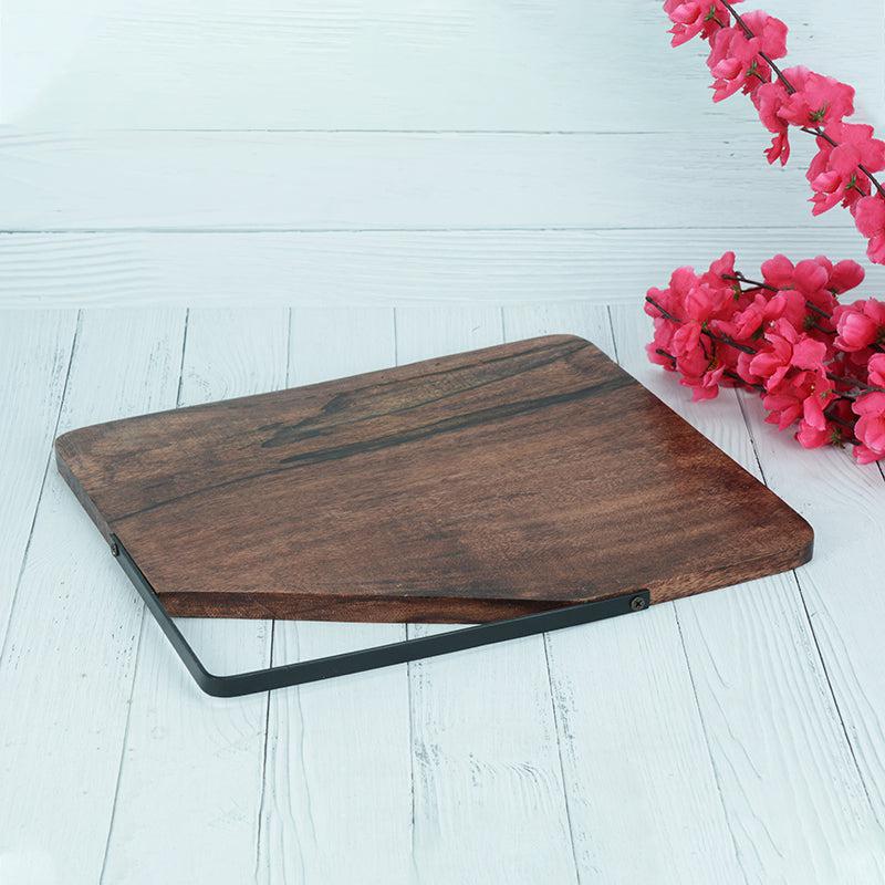 Timber Edge Wood & Iron Chopping Board media 5