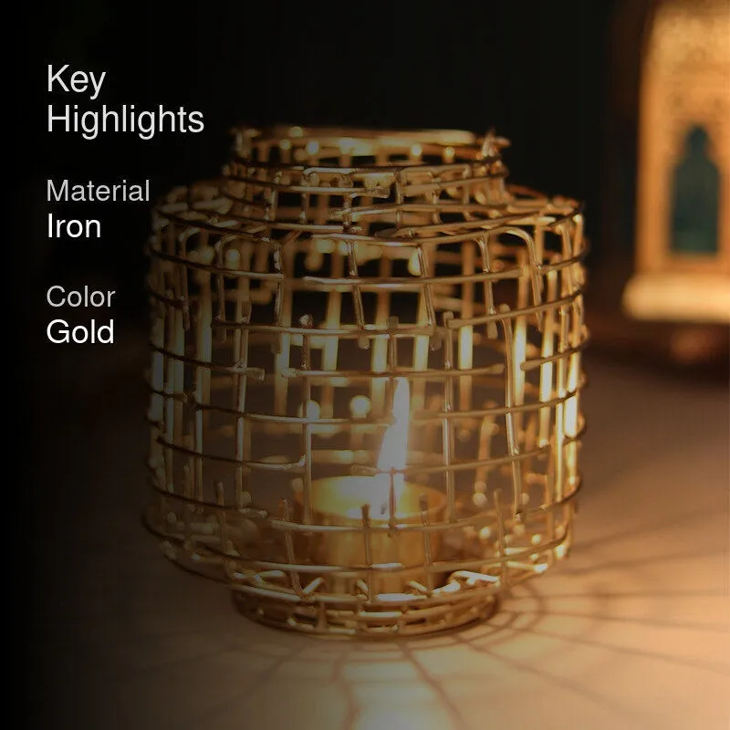 Armon Tealight Candle Holder - Gold media 2
