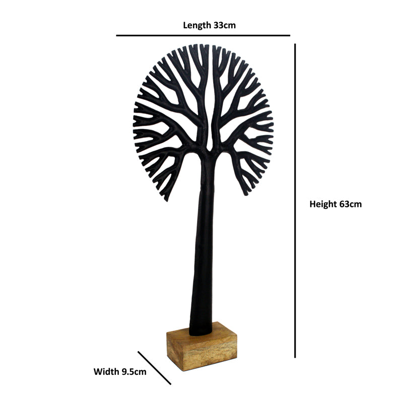 Masai Agna Tree Showpiece - Black media 4